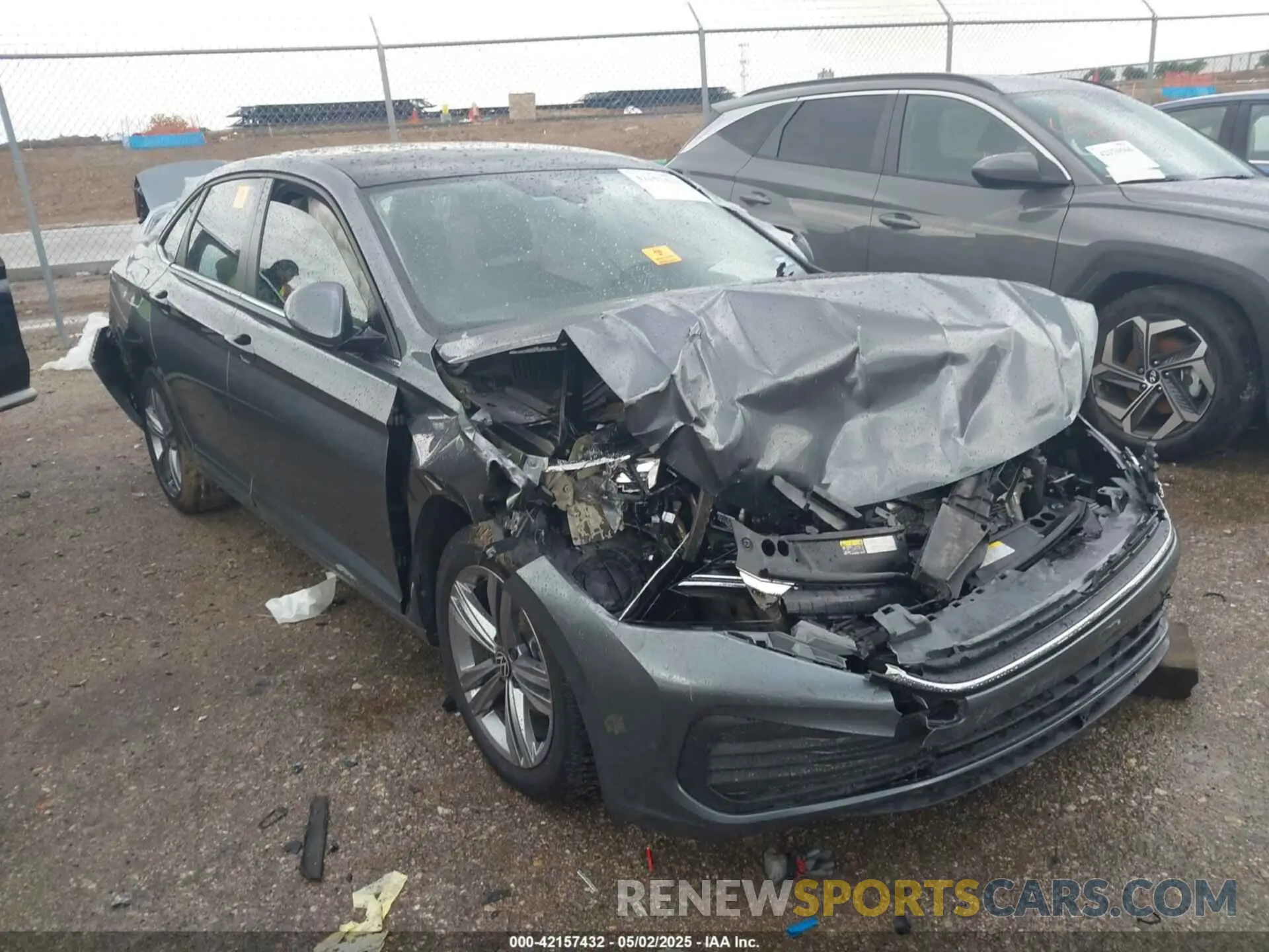 1 Photograph of a damaged car 3VW7M7BU2NM014611 VOLKSWAGEN JETTA 2022