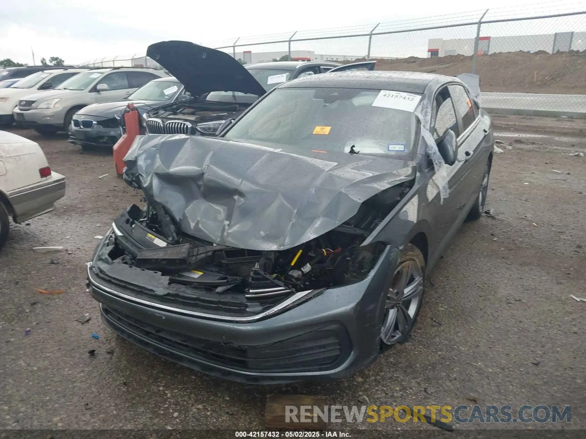2 Photograph of a damaged car 3VW7M7BU2NM014611 VOLKSWAGEN JETTA 2022