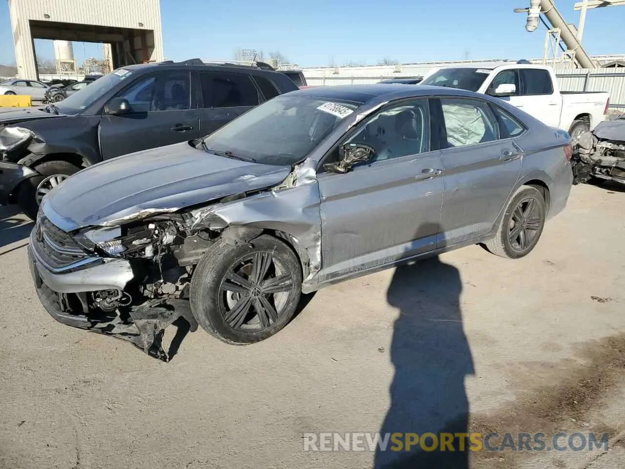 1 Photograph of a damaged car 3VW7M7BU8NM004469 VOLKSWAGEN JETTA 2022