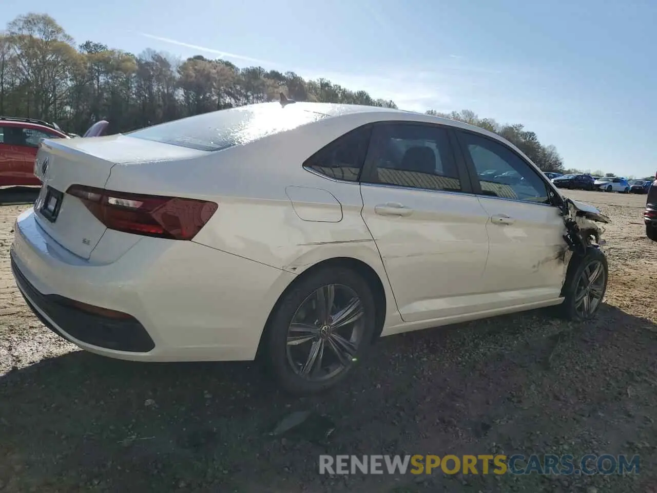 3 Фотография поврежденного автомобиля 3VW7M7BU9NM013942 VOLKSWAGEN JETTA 2022