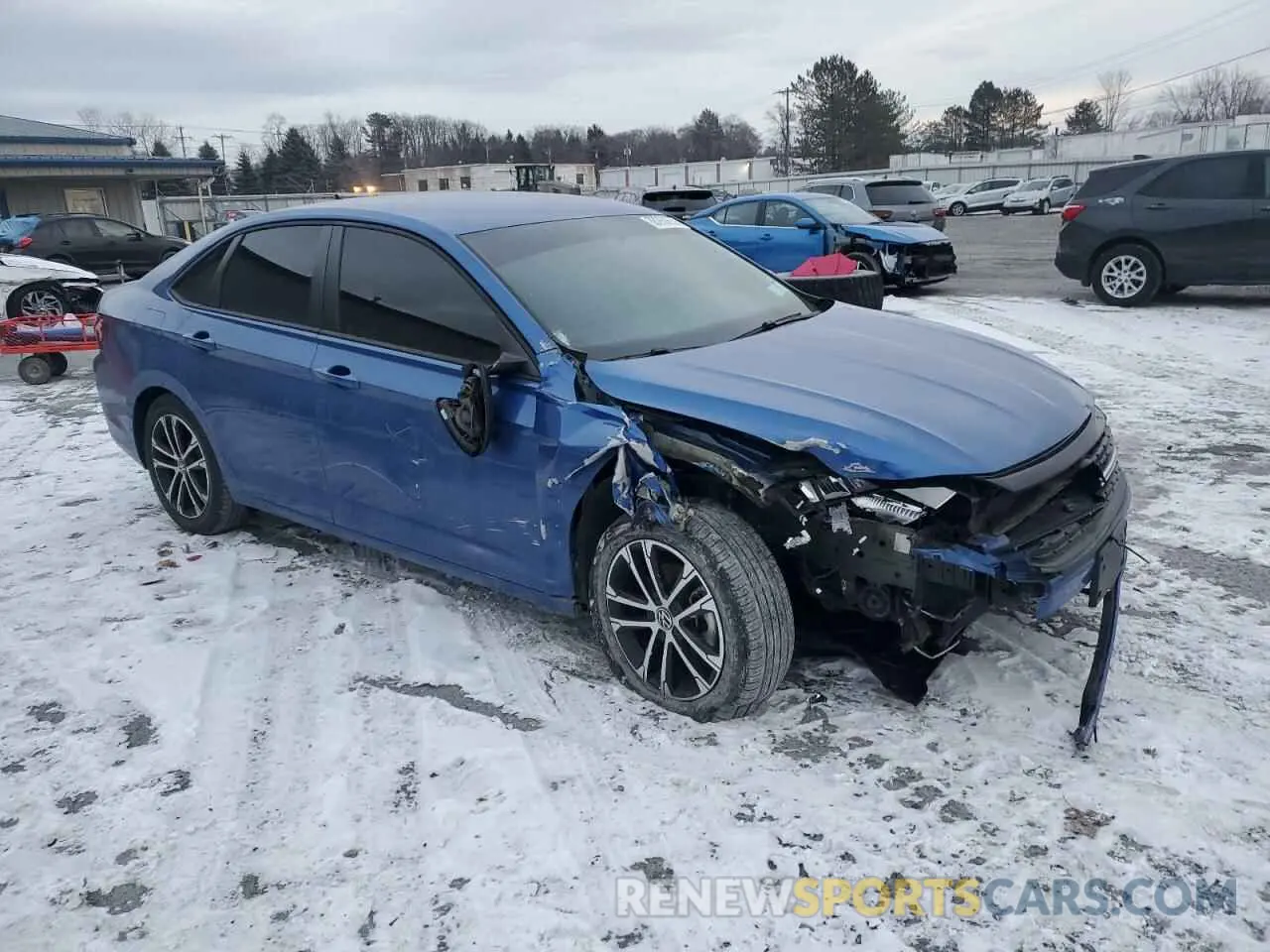4 Photograph of a damaged car 3VWAM7BU2NM013822 VOLKSWAGEN JETTA 2022