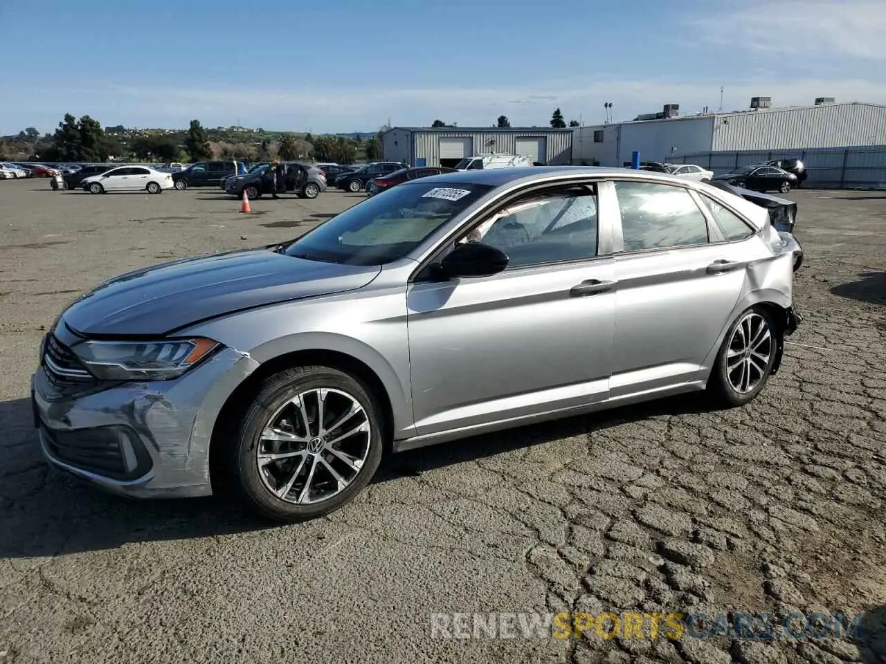 1 Photograph of a damaged car 3VWBM7BU3NM033310 VOLKSWAGEN JETTA 2022