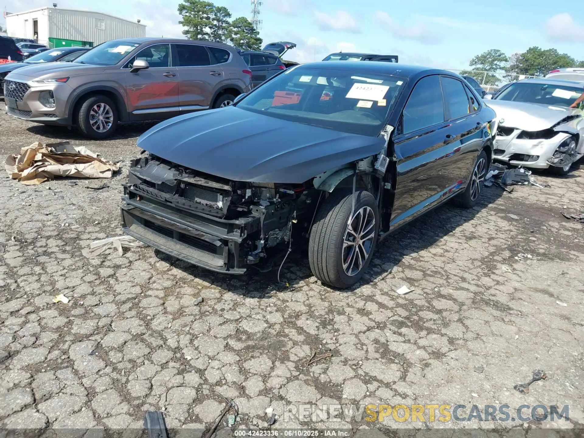 2 Фотография поврежденного автомобиля 3VWBM7BU4NM017567 VOLKSWAGEN JETTA 2022