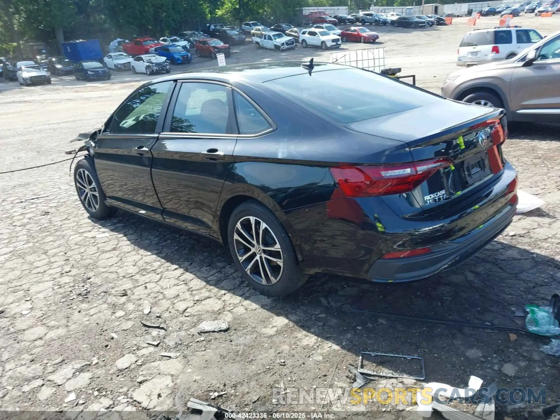 3 Фотография поврежденного автомобиля 3VWBM7BU4NM017567 VOLKSWAGEN JETTA 2022
