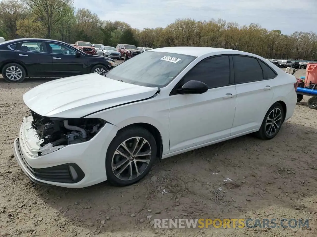 1 Фотография поврежденного автомобиля 3VWBM7BUXNM032607 VOLKSWAGEN JETTA 2022