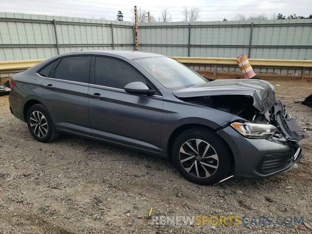 4 Фотография поврежденного автомобиля 3VWCM7BU7NM021570 VOLKSWAGEN JETTA 2022