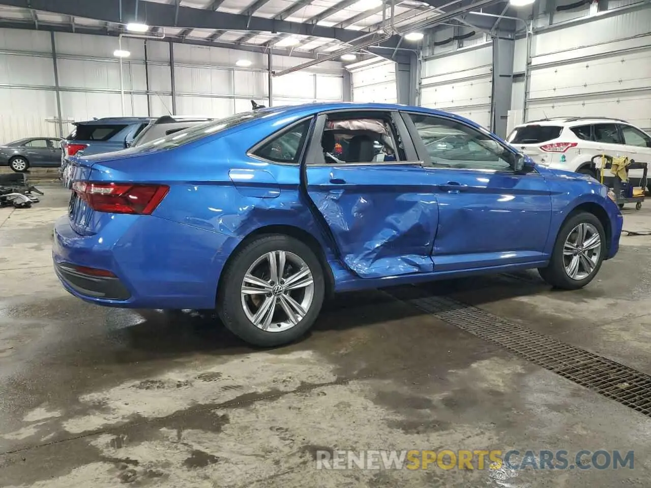 3 Photograph of a damaged car 3VWEM7BU3NM008484 VOLKSWAGEN JETTA 2022