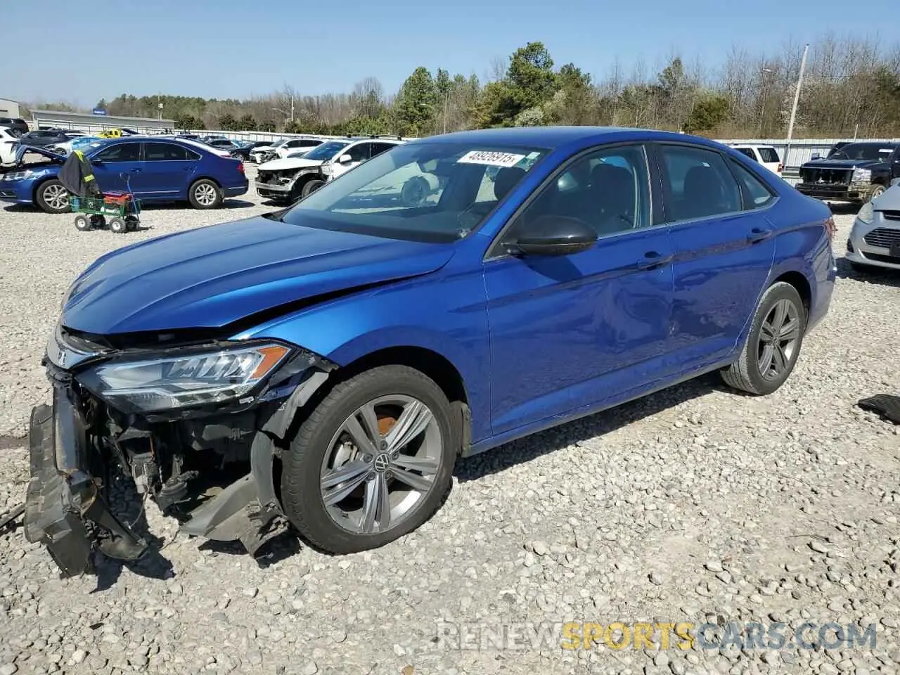 1 Photograph of a damaged car 3VWEM7BU8NM021828 VOLKSWAGEN JETTA 2022