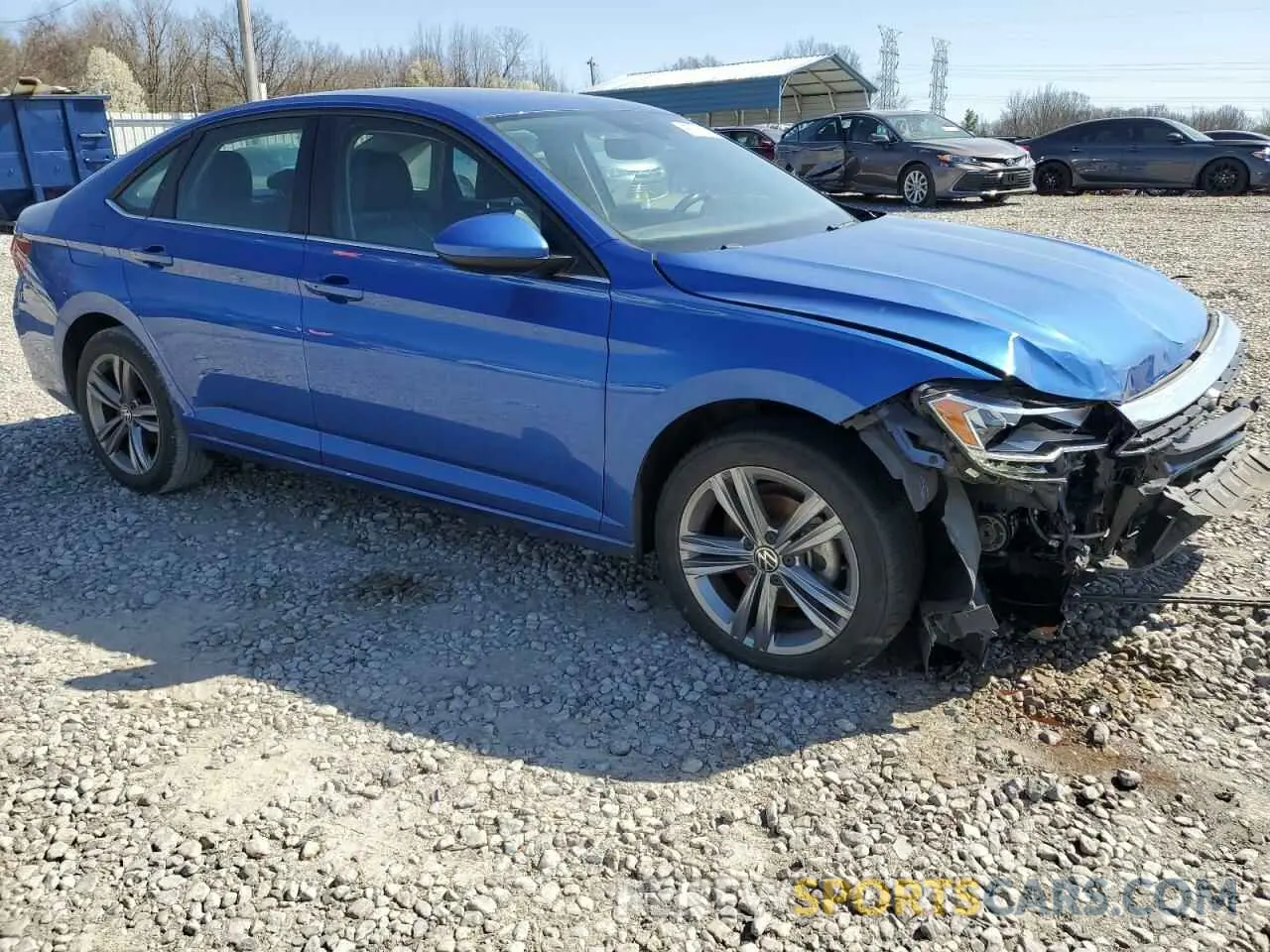 4 Photograph of a damaged car 3VWEM7BU8NM021828 VOLKSWAGEN JETTA 2022