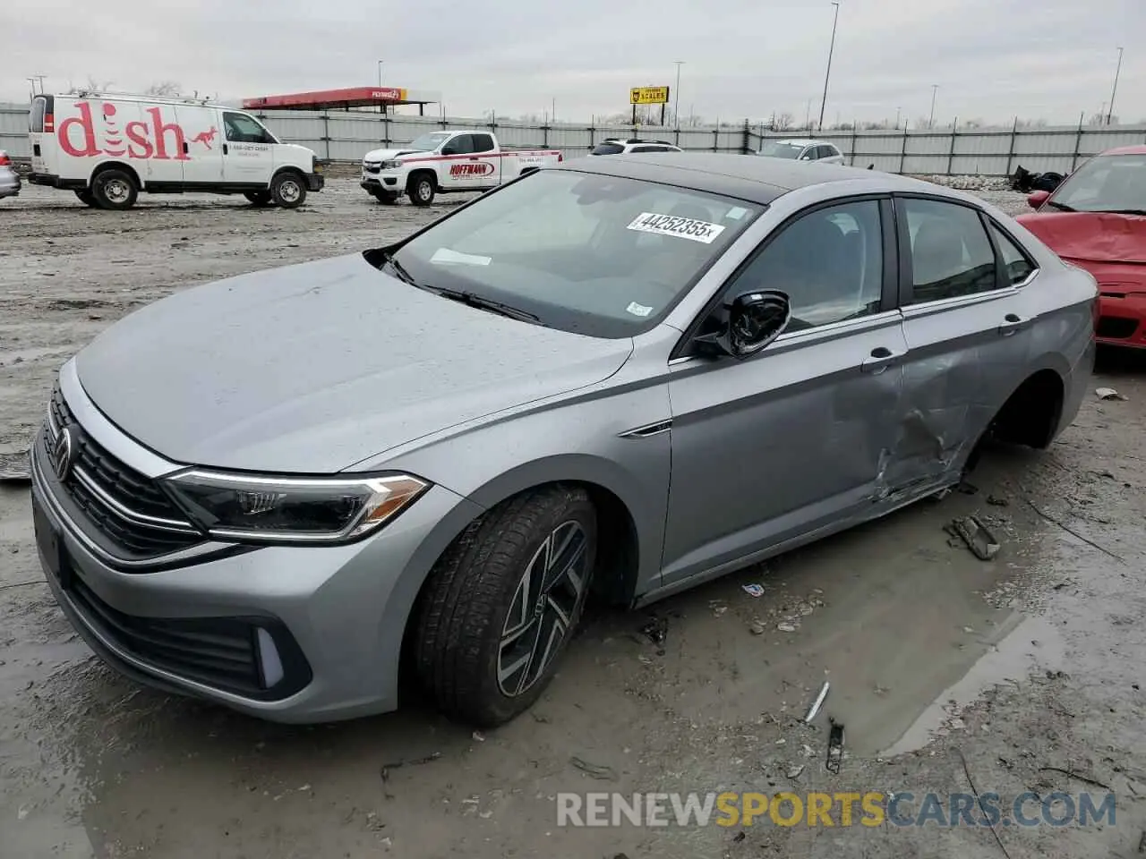 1 Photograph of a damaged car 3VWGM7BU5NM031743 VOLKSWAGEN JETTA 2022