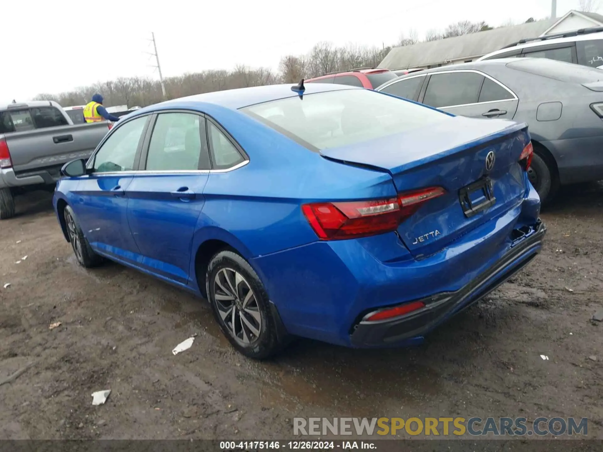 3 Фотография поврежденного автомобиля 3VWNM7BU5NM020782 VOLKSWAGEN JETTA 2022