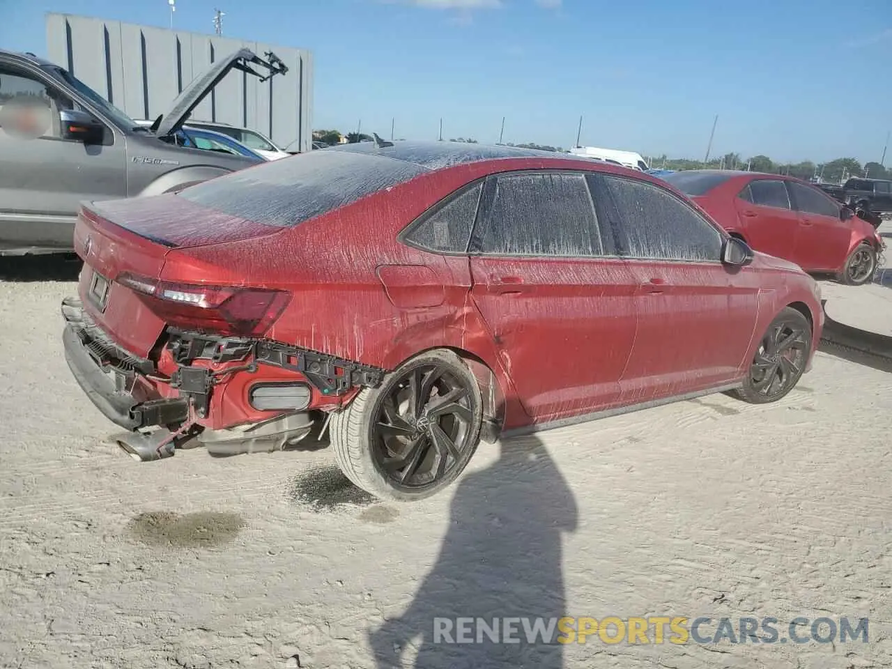 3 Фотография поврежденного автомобиля 3VW2T7BU3PM055135 VOLKSWAGEN JETTA 2023