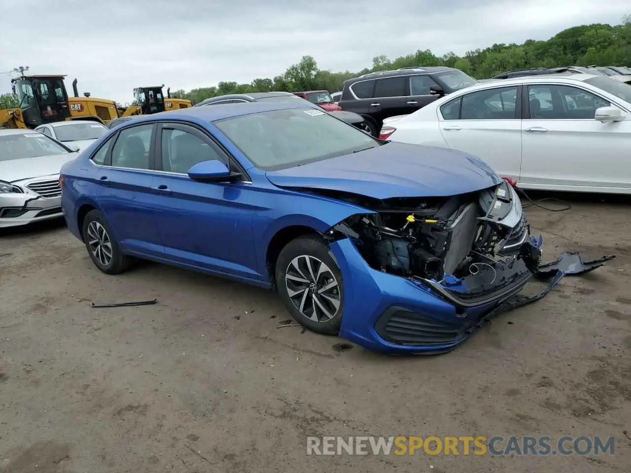 4 Фотография поврежденного автомобиля 3VW5M7BU3PM023991 VOLKSWAGEN JETTA 2023