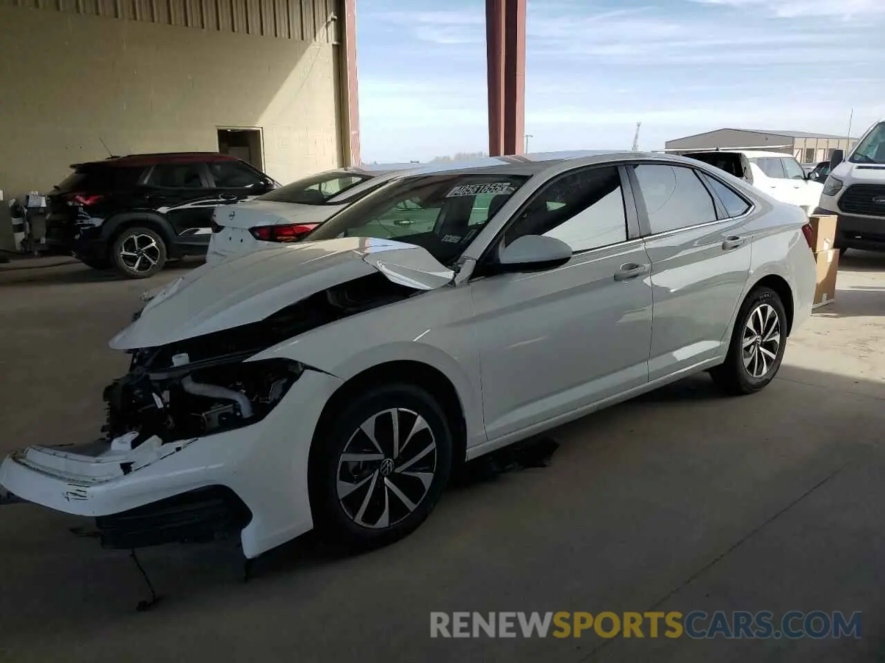 1 Photograph of a damaged car 3VW5M7BU4PM045577 VOLKSWAGEN JETTA 2023