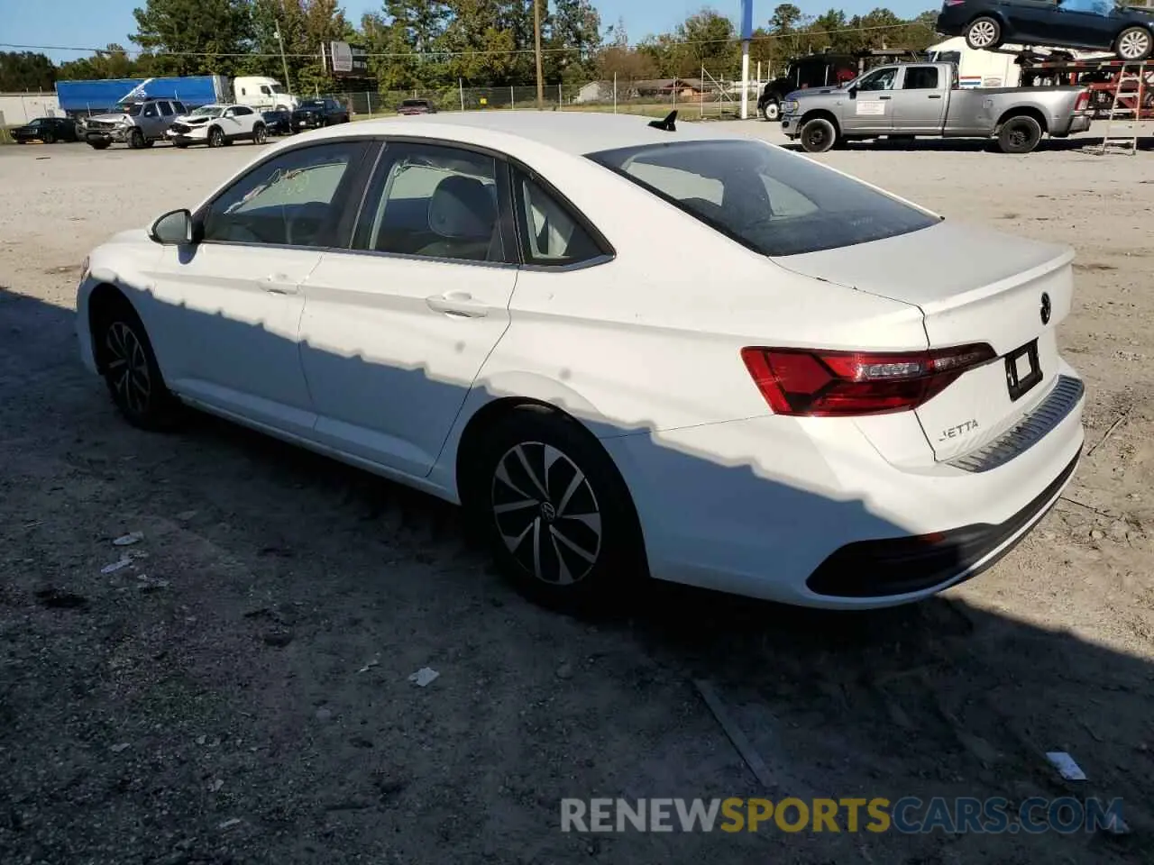 2 Photograph of a damaged car 3VW5M7BU5PM023636 VOLKSWAGEN JETTA 2023