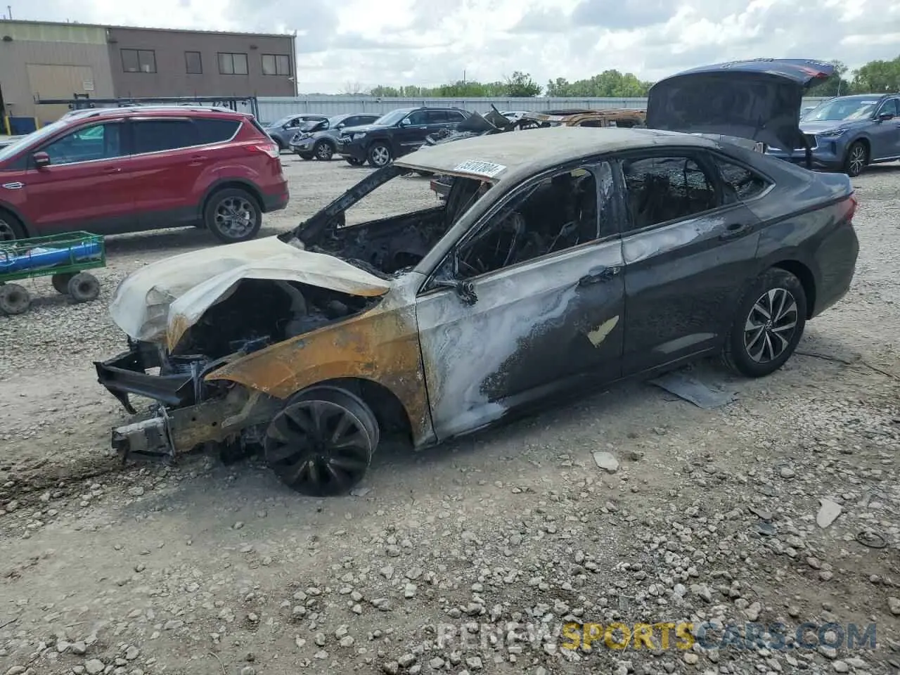 1 Photograph of a damaged car 3VW5M7BU7PM047677 VOLKSWAGEN JETTA 2023