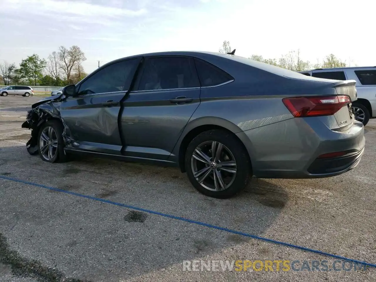 2 Photograph of a damaged car 3VW7M7BU6PM011617 VOLKSWAGEN JETTA 2023