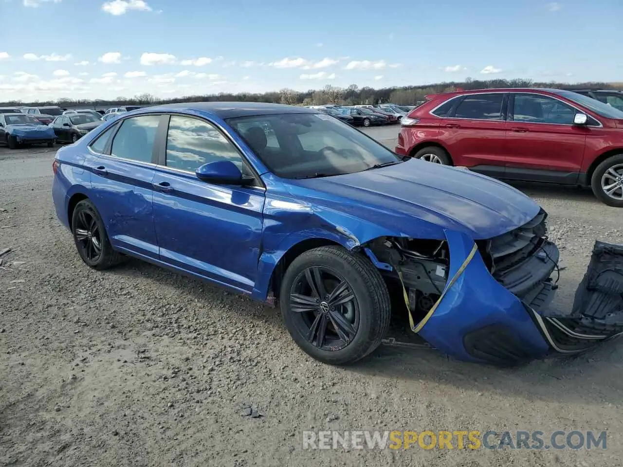 4 Photograph of a damaged car 3VW7M7BU7PM026546 VOLKSWAGEN JETTA 2023