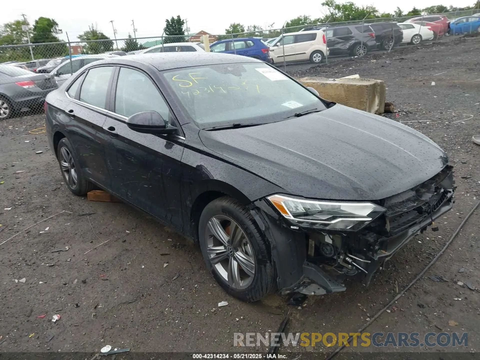 1 Photograph of a damaged car 3VW7M7BUXPM038075 VOLKSWAGEN JETTA 2023
