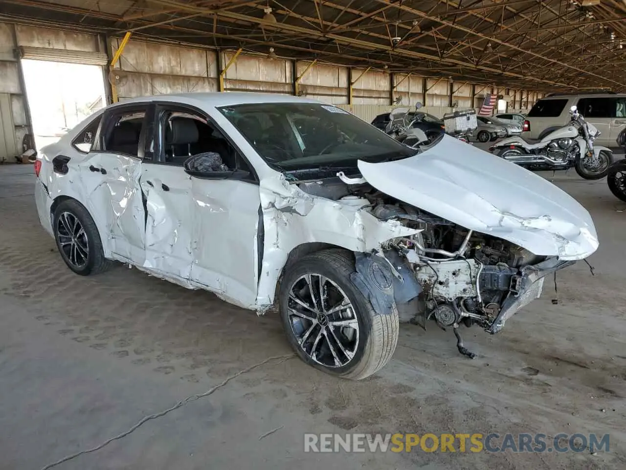 4 Фотография поврежденного автомобиля 3VWBM7BU1PM004990 VOLKSWAGEN JETTA 2023