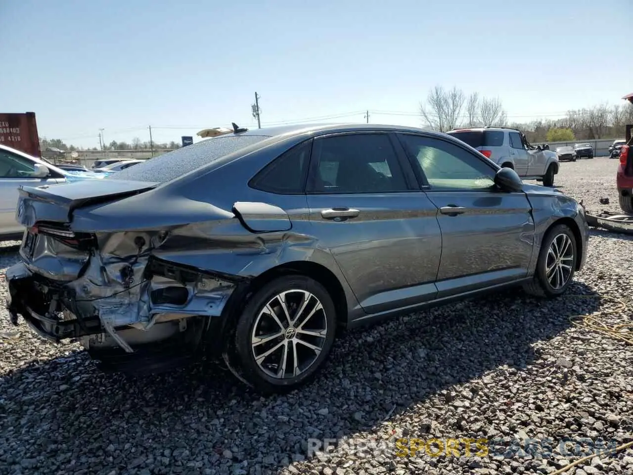 3 Фотография поврежденного автомобиля 3VWBM7BU2PM044656 VOLKSWAGEN JETTA 2023