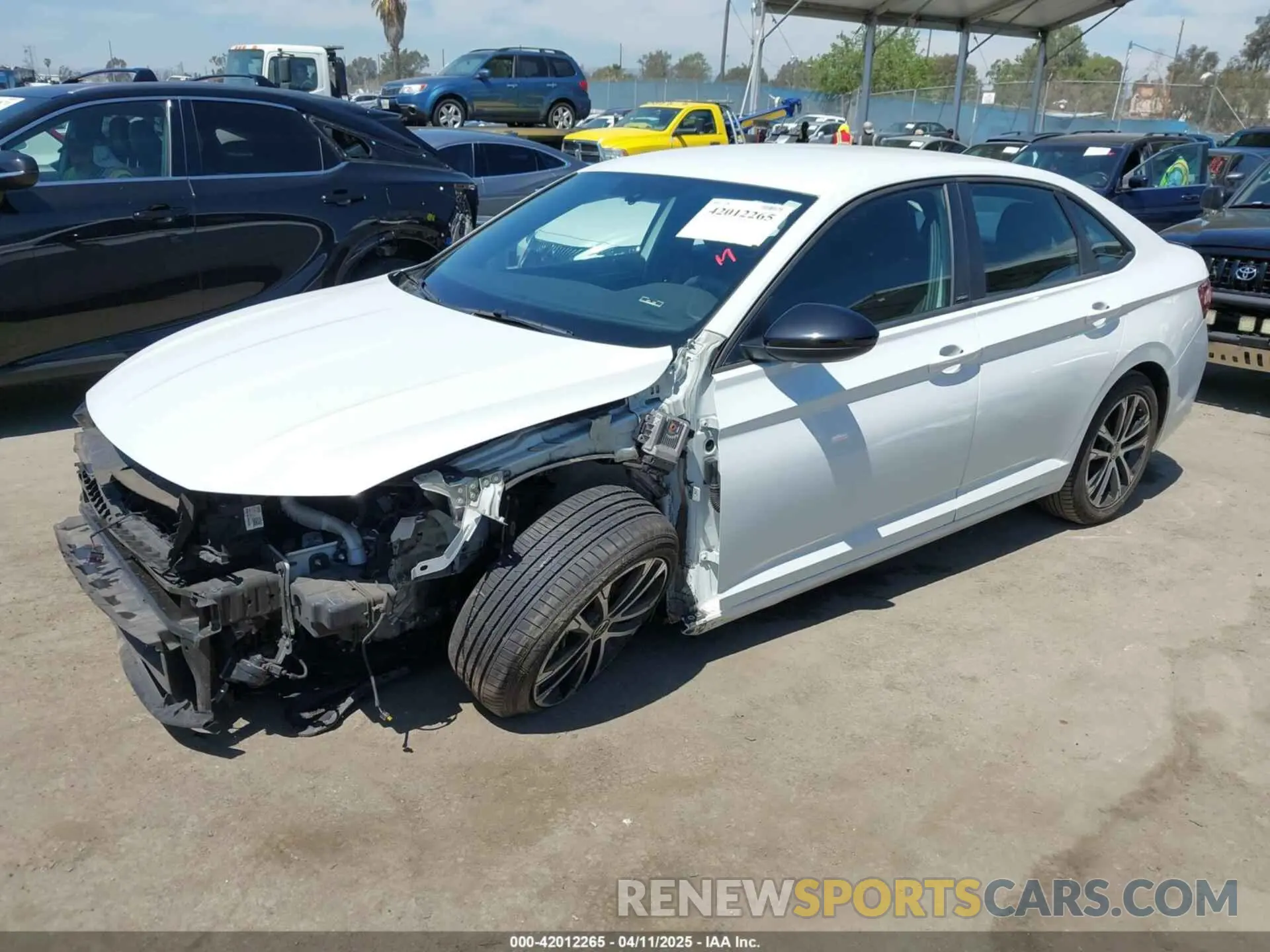 2 Photograph of a damaged car 3VWBM7BU4PM028958 VOLKSWAGEN JETTA 2023