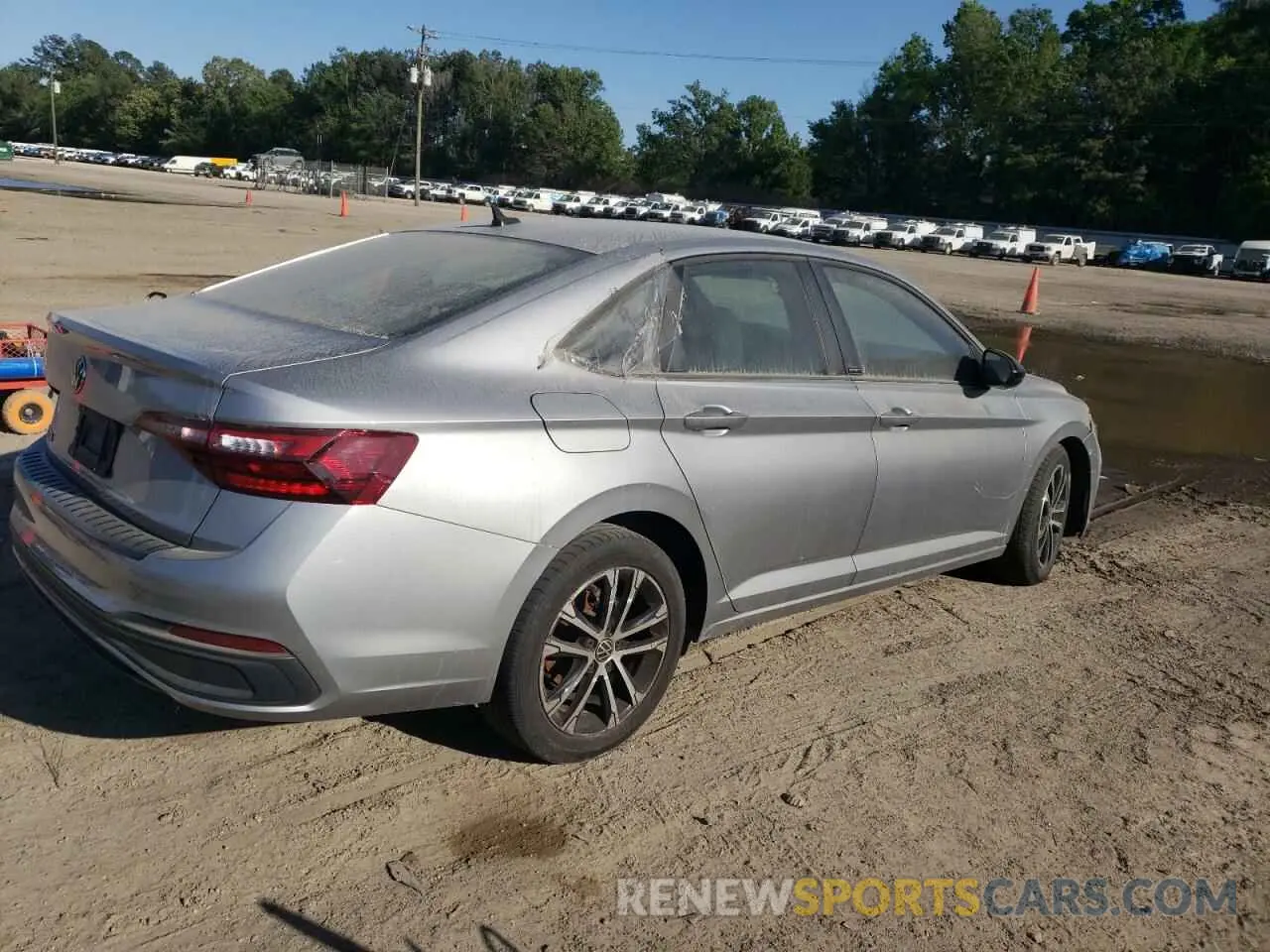3 Фотография поврежденного автомобиля 3VWBM7BU5PM052959 VOLKSWAGEN JETTA 2023