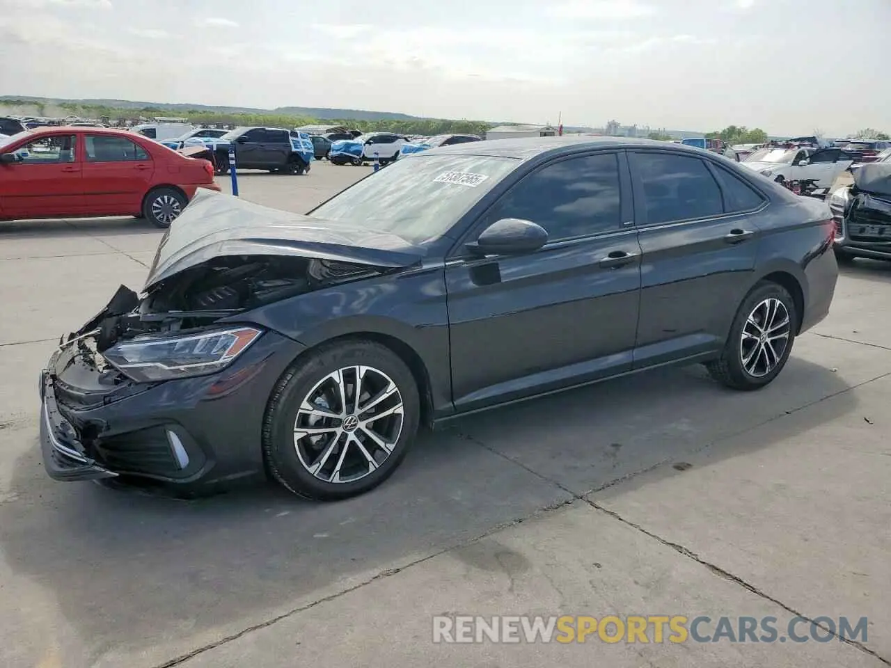 1 Photograph of a damaged car 3VWBM7BU6PM061718 VOLKSWAGEN JETTA 2023
