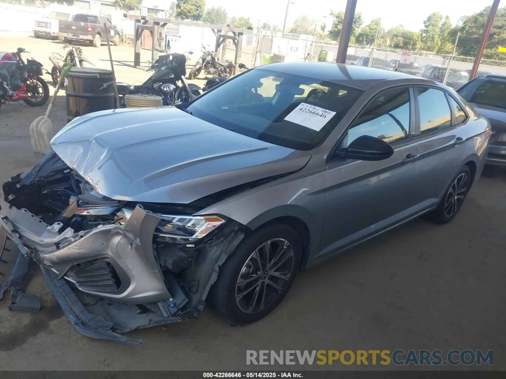 2 Photograph of a damaged car 3VWBM7BU9PM016451 VOLKSWAGEN JETTA 2023