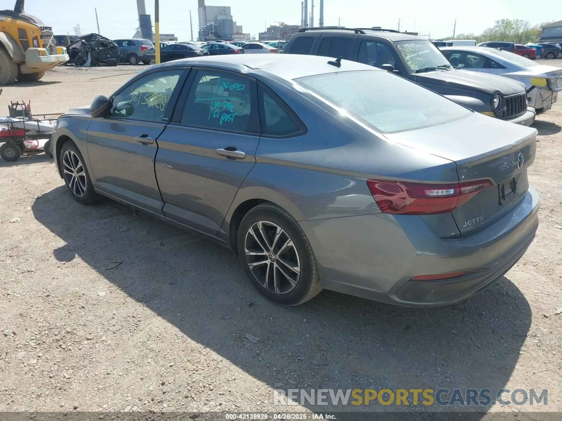3 Фотография поврежденного автомобиля 3VWBM7BUXPM058014 VOLKSWAGEN JETTA 2023