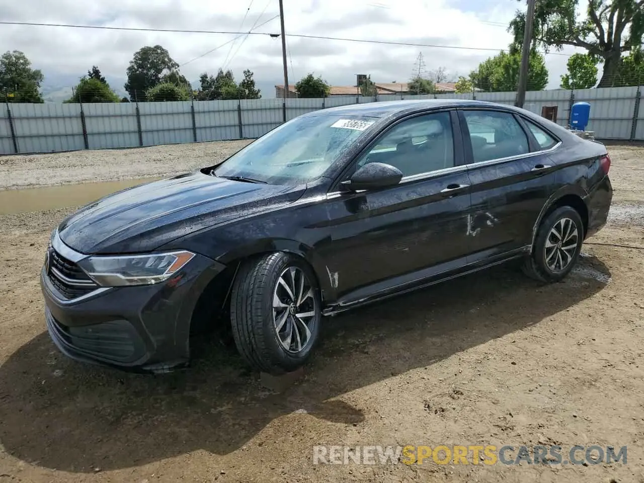 1 Photograph of a damaged car 3VW5M7BU3RM001749 VOLKSWAGEN JETTA 2024
