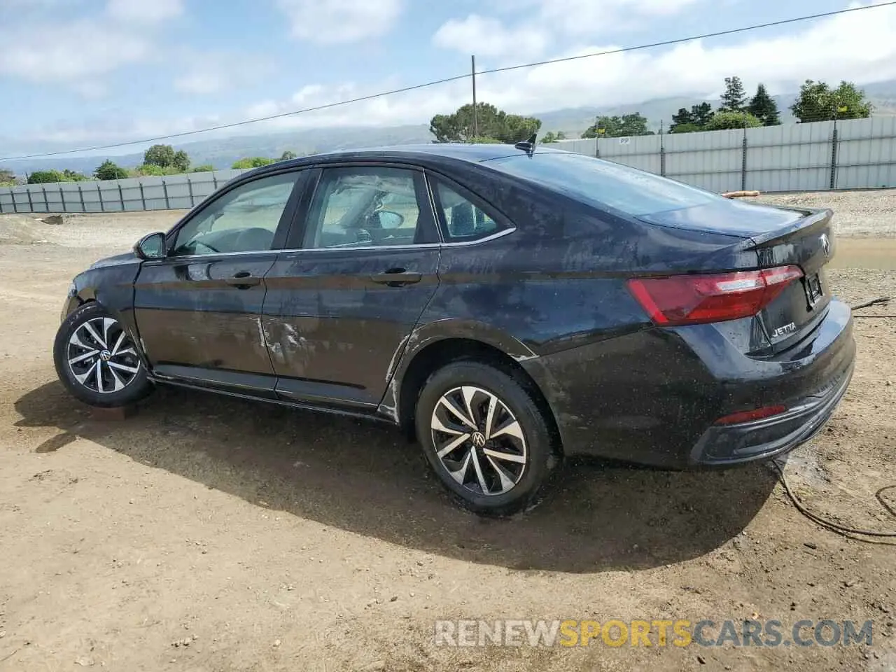 2 Photograph of a damaged car 3VW5M7BU3RM001749 VOLKSWAGEN JETTA 2024