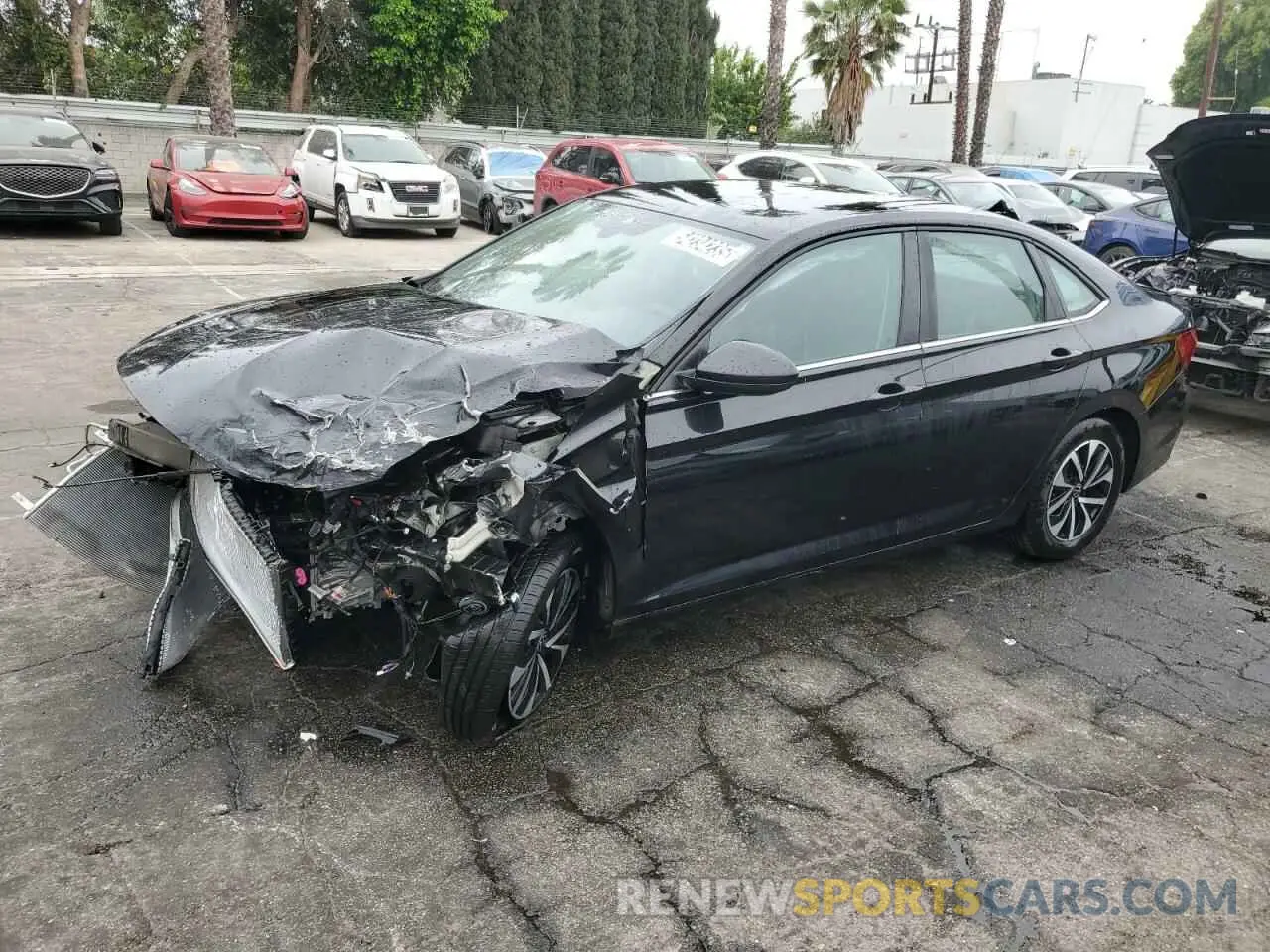 1 Photograph of a damaged car 3VW5M7BU3RM054709 VOLKSWAGEN JETTA 2024
