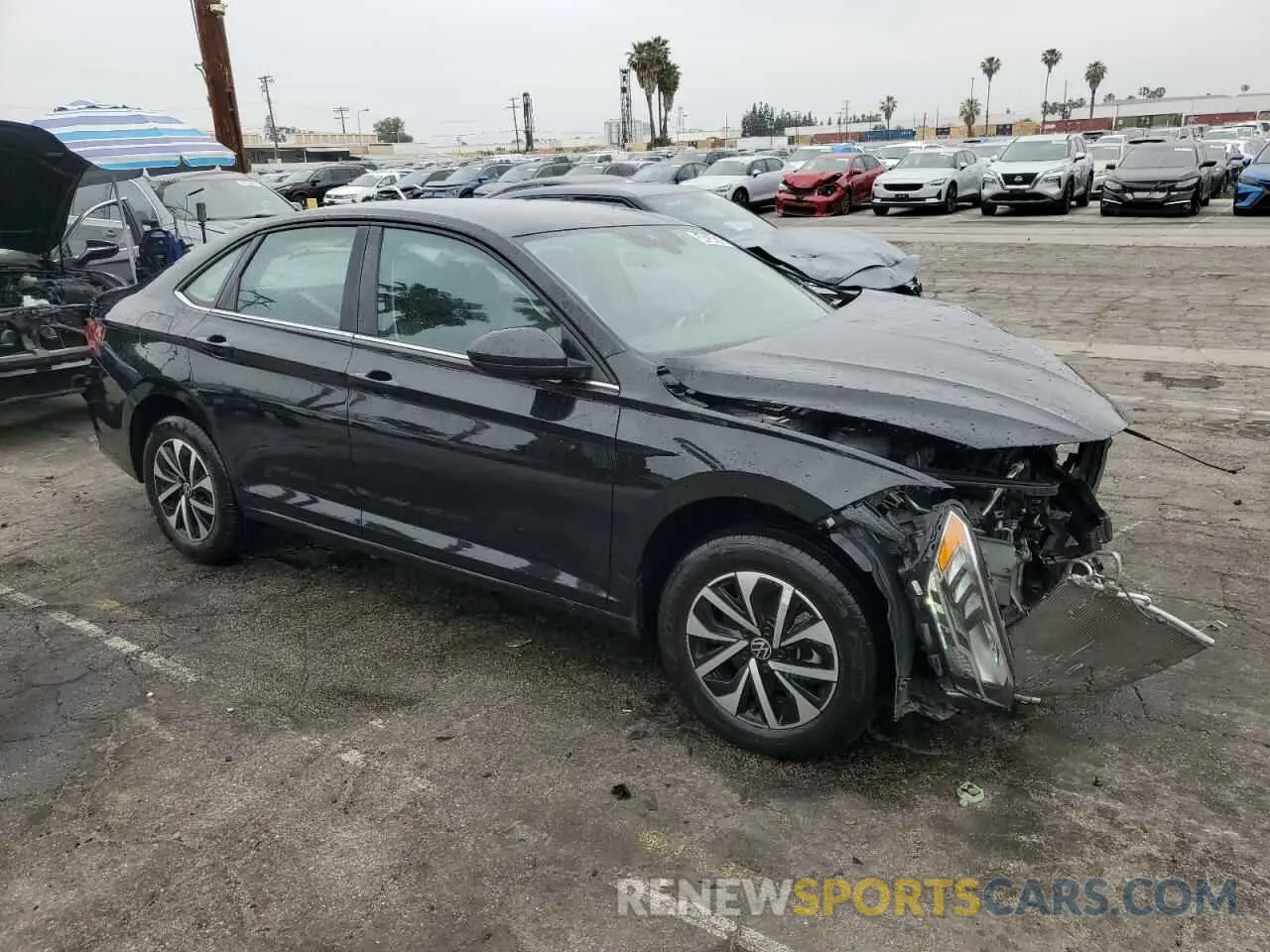 4 Photograph of a damaged car 3VW5M7BU3RM054709 VOLKSWAGEN JETTA 2024