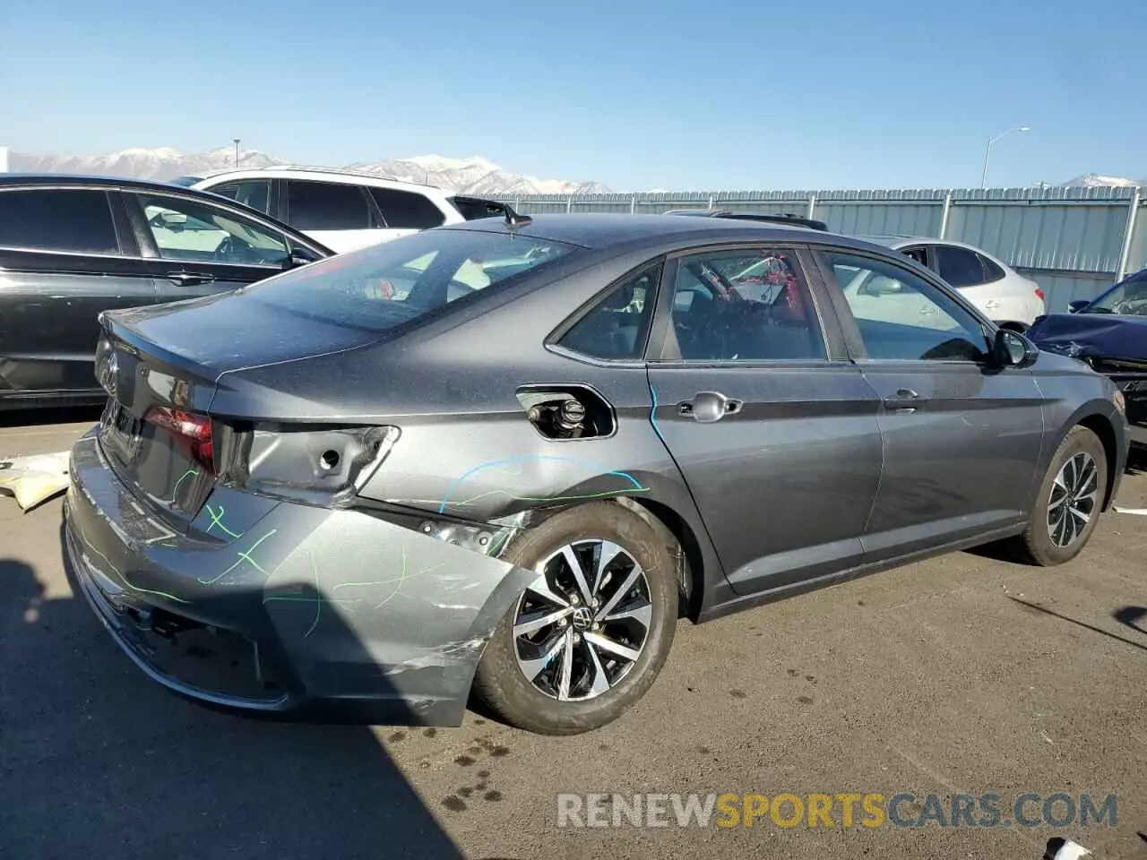 3 Photograph of a damaged car 3VW5M7BU3RM083269 VOLKSWAGEN JETTA 2024