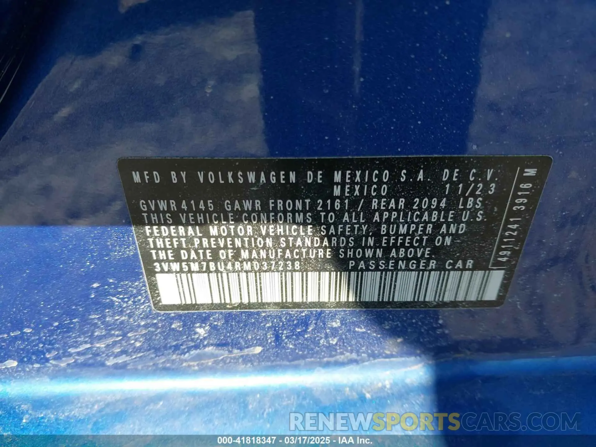 9 Фотография поврежденного автомобиля 3VW5M7BU4RM037238 VOLKSWAGEN JETTA 2024