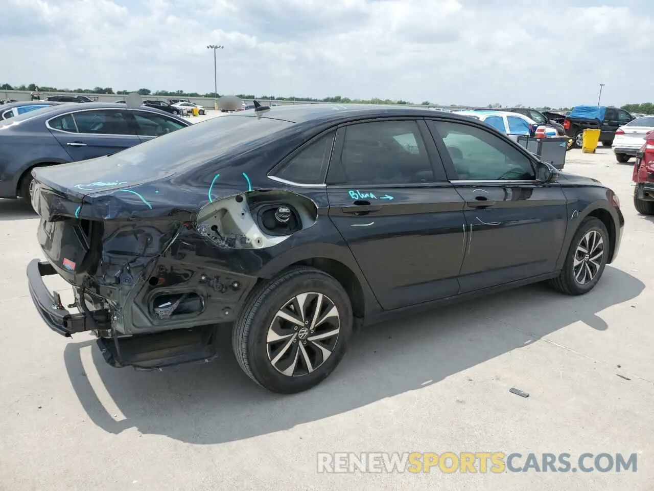 3 Фотография поврежденного автомобиля 3VW5M7BU4RM075083 VOLKSWAGEN JETTA 2024