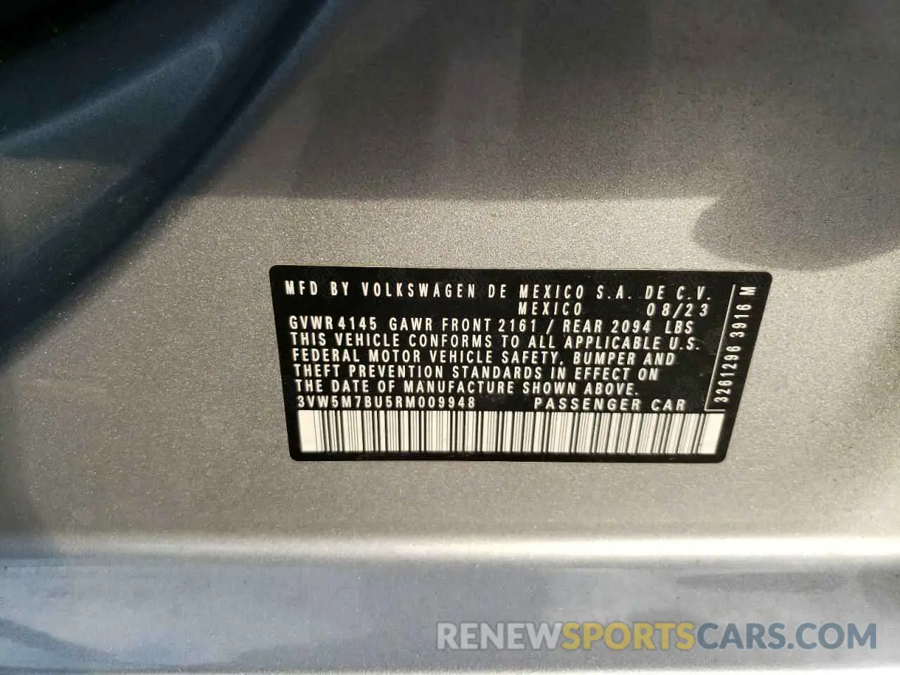 14 Фотография поврежденного автомобиля 3VW5M7BU5RM009948 VOLKSWAGEN JETTA 2024