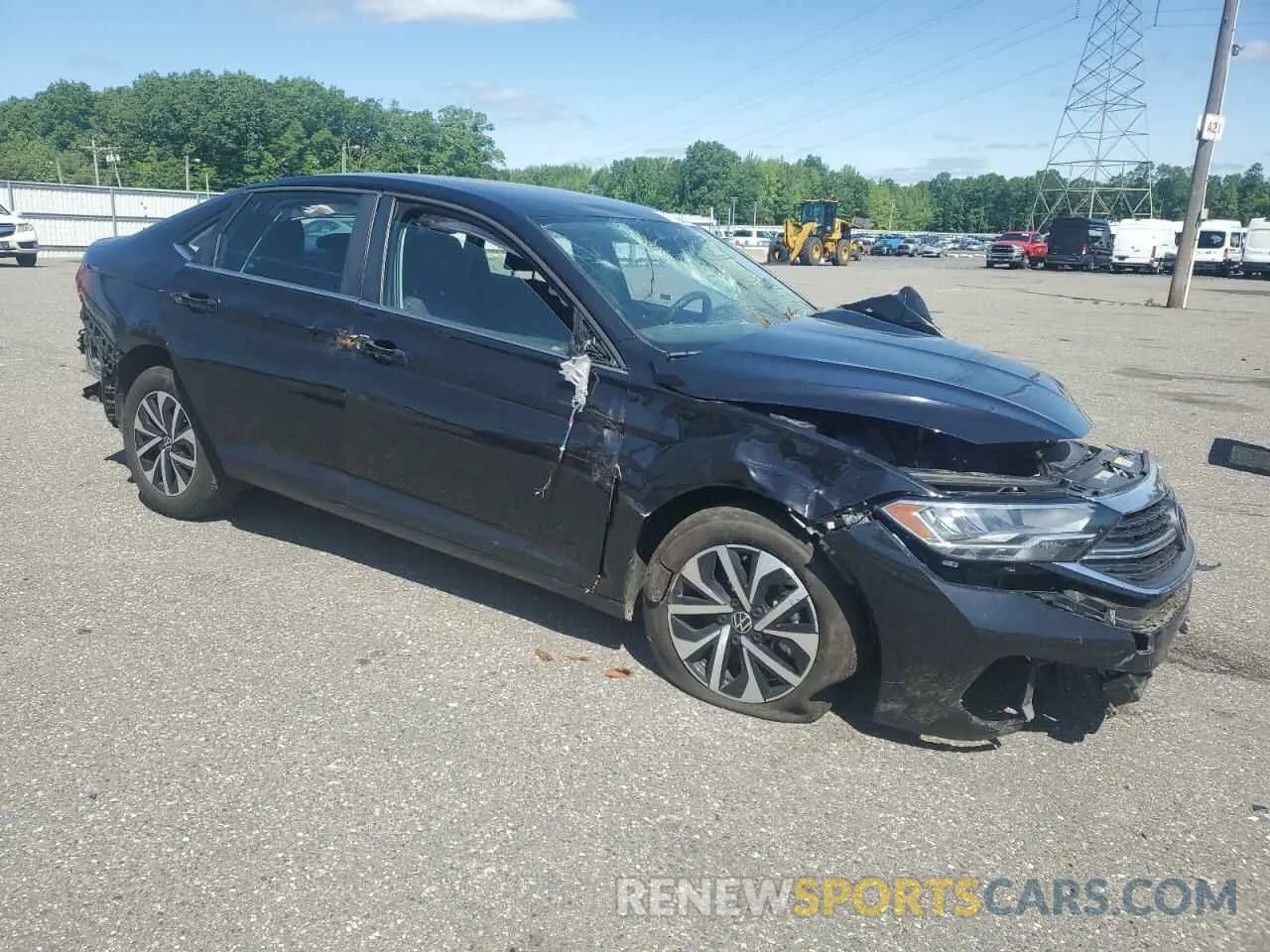 4 Photograph of a damaged car 3VW5M7BU8RM092694 VOLKSWAGEN JETTA 2024
