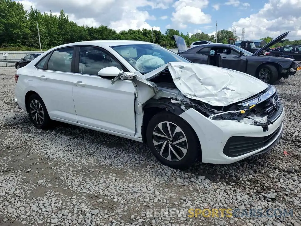 4 Photograph of a damaged car 3VW5M7BUXRM101153 VOLKSWAGEN JETTA 2024