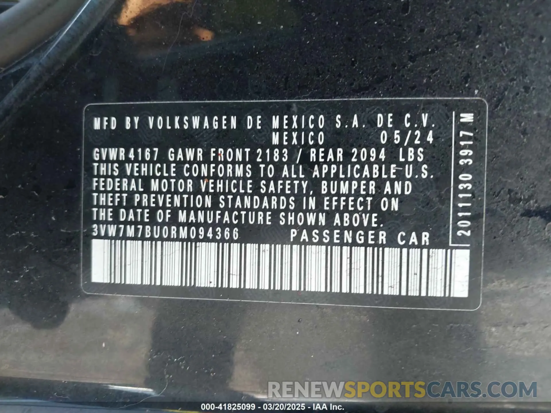 9 Фотография поврежденного автомобиля 3VW7M7BU0RM094366 VOLKSWAGEN JETTA 2024