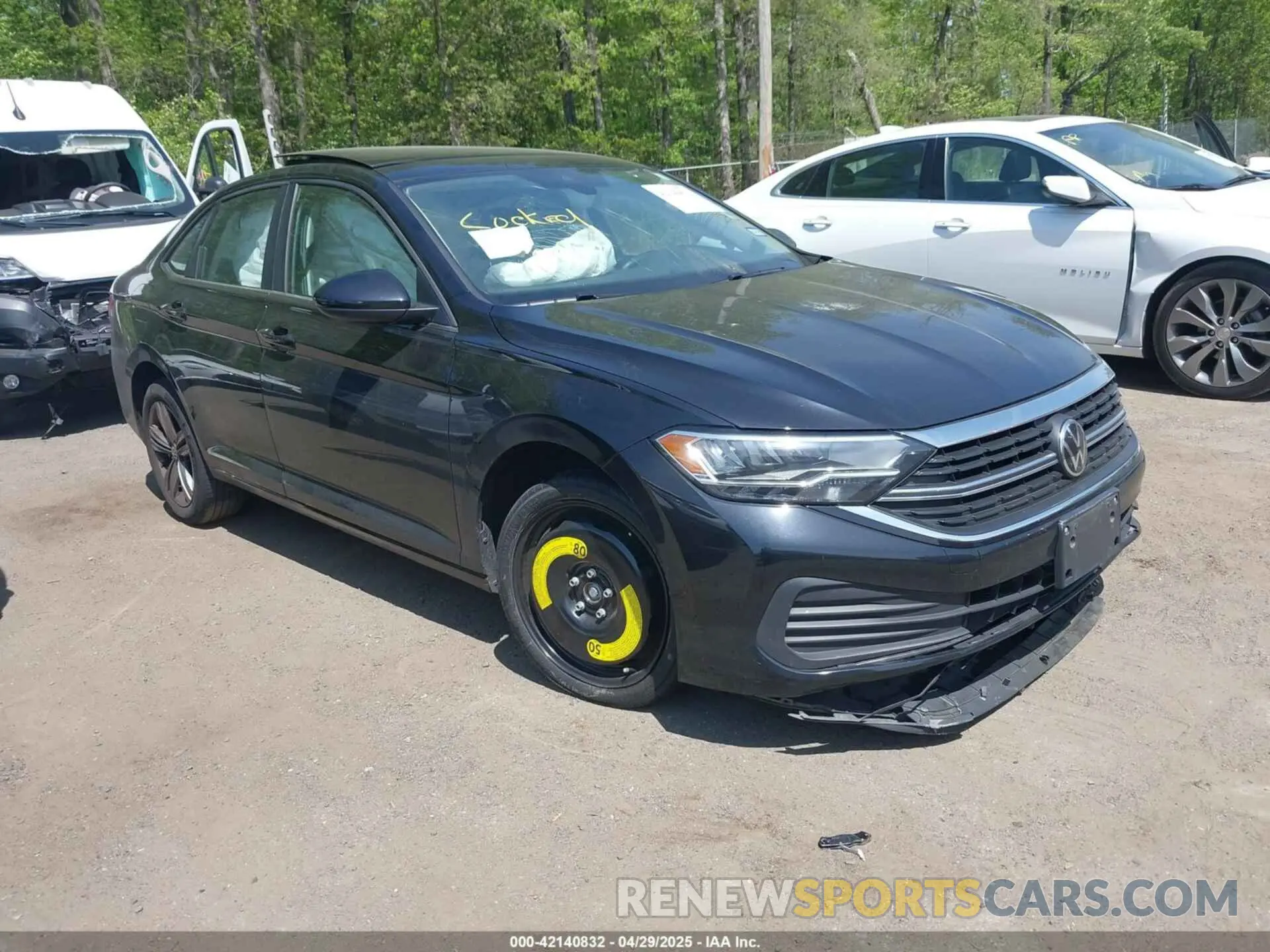1 Photograph of a damaged car 3VW7M7BU1RM015934 VOLKSWAGEN JETTA 2024