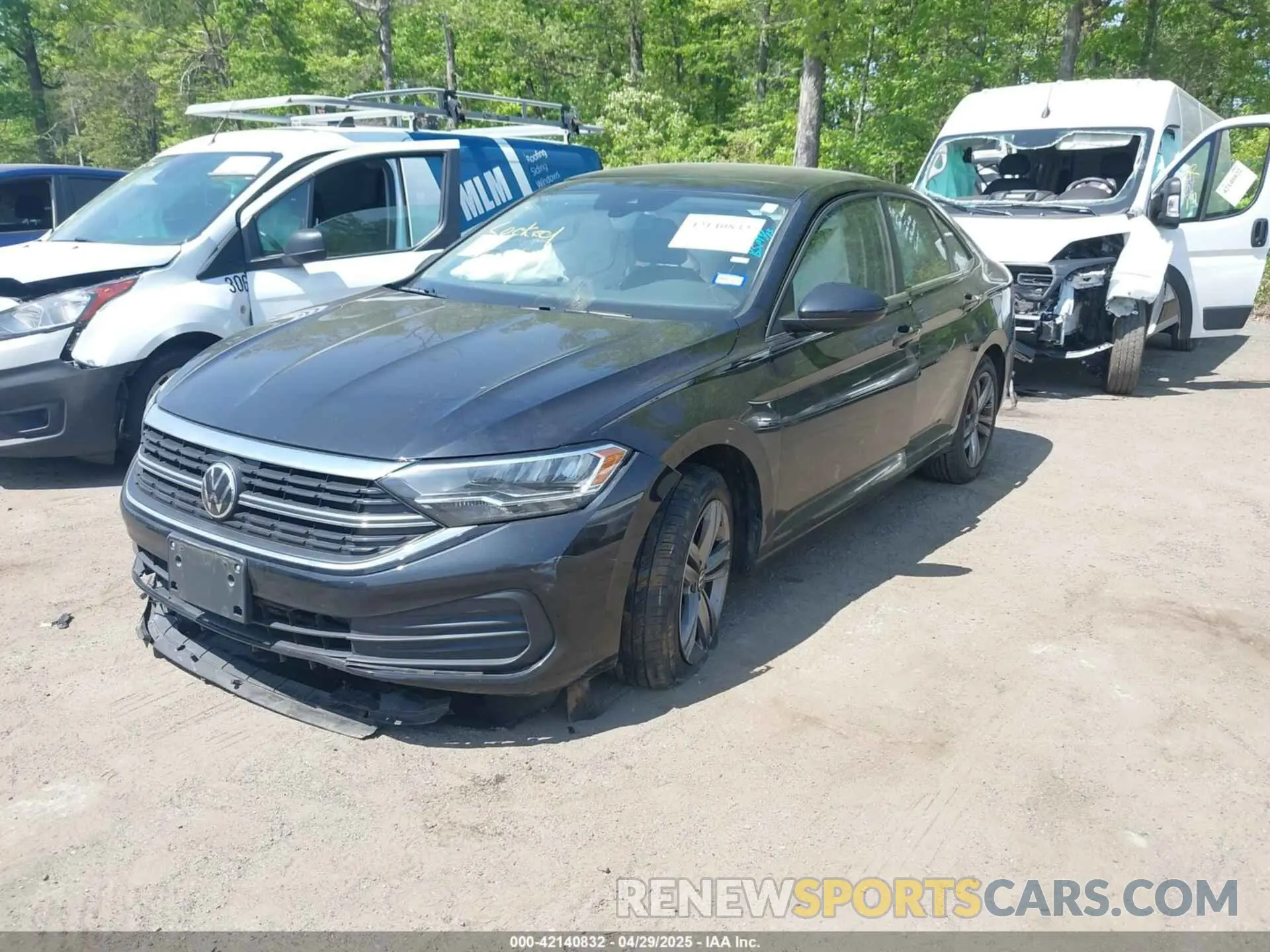 2 Photograph of a damaged car 3VW7M7BU1RM015934 VOLKSWAGEN JETTA 2024