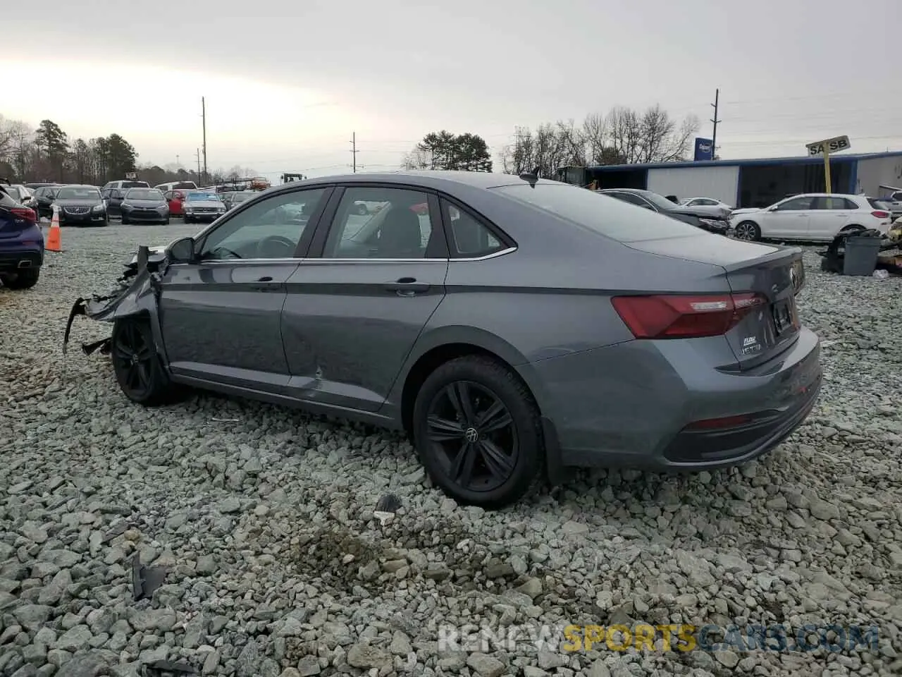 2 Photograph of a damaged car 3VW7M7BU4RM036650 VOLKSWAGEN JETTA 2024