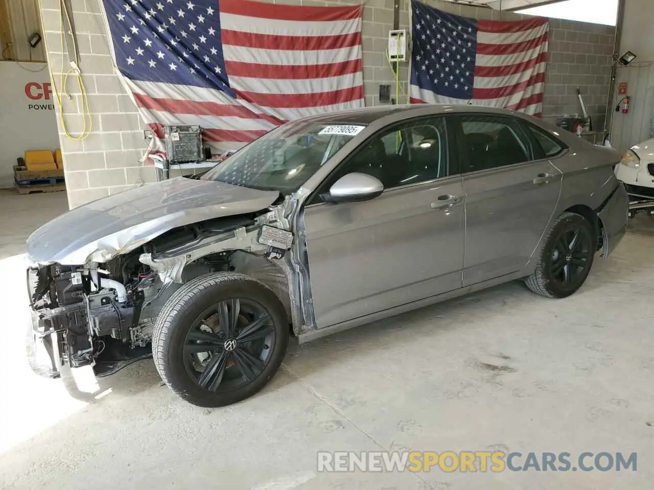1 Photograph of a damaged car 3VW7M7BU5RM073254 VOLKSWAGEN JETTA 2024