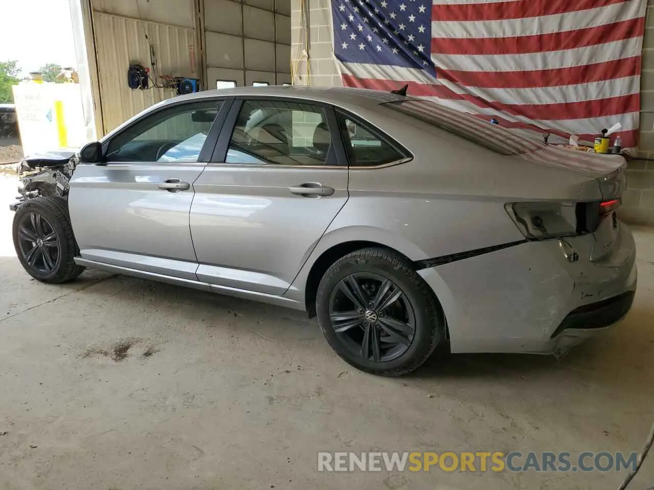 2 Photograph of a damaged car 3VW7M7BU5RM073254 VOLKSWAGEN JETTA 2024