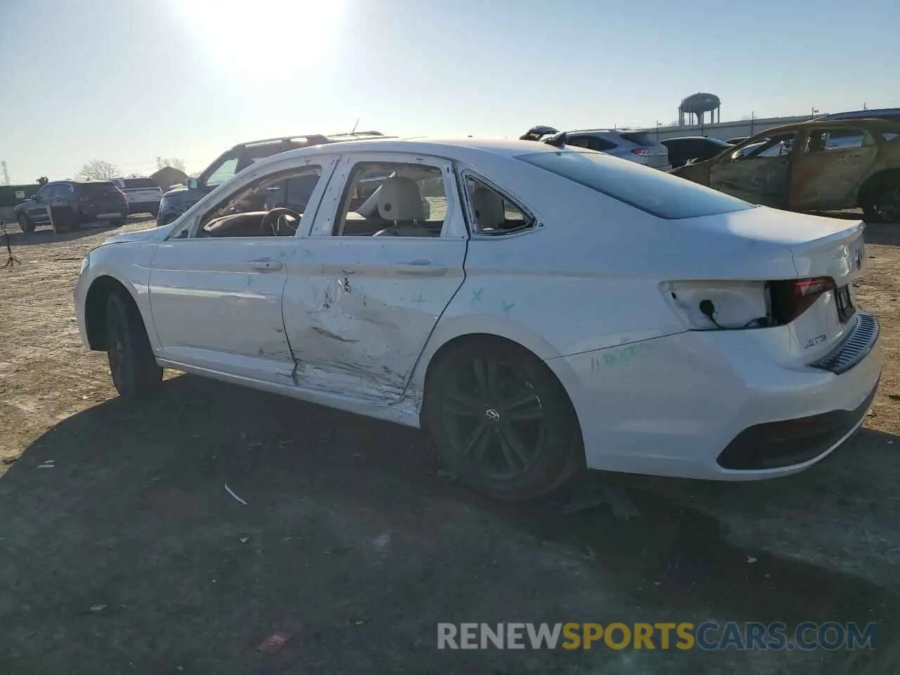 2 Photograph of a damaged car 3VW7M7BU6RM053515 VOLKSWAGEN JETTA 2024