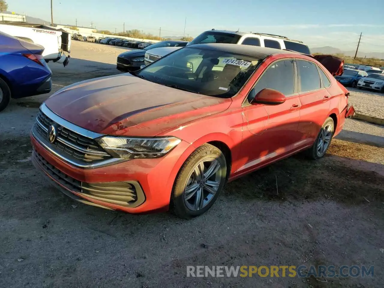1 Photograph of a damaged car 3VW7M7BU7RM089715 VOLKSWAGEN JETTA 2024
