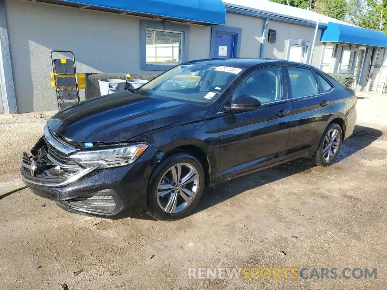1 Photograph of a damaged car 3VW7M7BU8RM016434 VOLKSWAGEN JETTA 2024