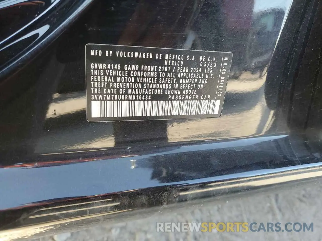 12 Photograph of a damaged car 3VW7M7BU8RM016434 VOLKSWAGEN JETTA 2024